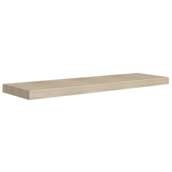vidaXL Rafturi de perete suspendate 4 buc. stejar, 90x23,5x3,8 cm, MDF