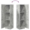 vidaXL Highboard Gri beton 31.5 x 32 x 124 cm Lemn compozit