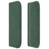 vidaXL Pat box spring cu saltea, verde &icirc;nchis, 160x200 cm, catifea