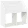 vidaXL Raft pentru copii Alb lucios 72,5 x 29,5 x 69 cm Lemn prelucrat