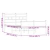 vidaXL Cadru pat fără saltea stejar maro 120x200 cm, lemn prelucrat