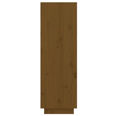 vidaXL Pantofar, maro miere, 60x34x105 cm, lemn masiv de pin