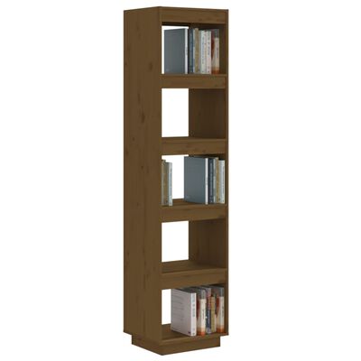 vidaXL Bibliotecă/Separator cameră, maro miere, 40x35x167 cm lemn pin