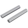 vidaXL Coroană filetată 2 buc. Argintiu 8 x 55 mm Oțel