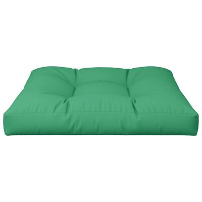 vidaXL Pernă canapea din paleți, verde, 70x70x12 cm