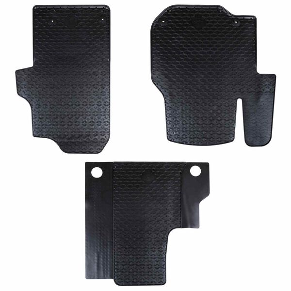 vidaXL Covor pentru mașină 3 pcs Negru VW CRAFTER , TGE TPE