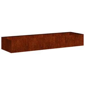 vidaXL Jardinieră Rusty 280x80x40 cm Oțel pentru intemperii