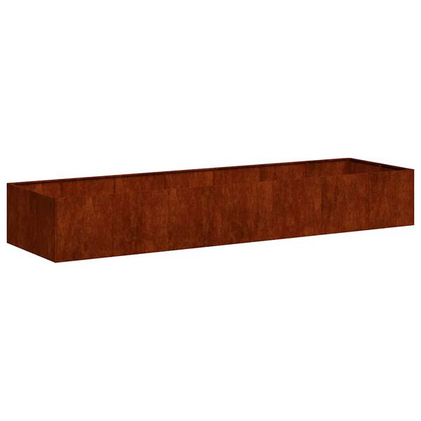 vidaXL Jardinieră Rusty 280x80x40 cm Oțel pentru intemperii