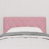 vidaXL Tăblie cap cu headboard Roz 80 cm Piele artificială