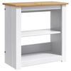 vidaXL Suport pentru acvariu PANAMA Alb și maro 60 x 30 x 60 cm 150 kg