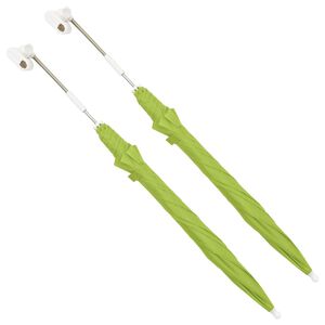 vidaXL Umbrele pentru scaun de camping, 2 buc., verde, 105 cm