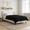 vidaXL Duvet complet pe tot parcursul anului Patos Negru 140 x 220 cm
