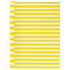 vidaXL Paravan de balcon, galben și alb, 120x400 cm, HDPE