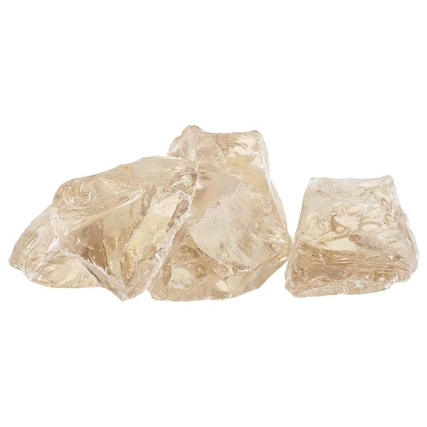 vidaXL Pietre de Grădină Auriu 12 cm Sticlă