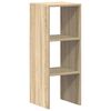 vidaXL Bibliotecă stivuabilă Stejar Sonoma 30x30x80 cm Lemn prelucrat