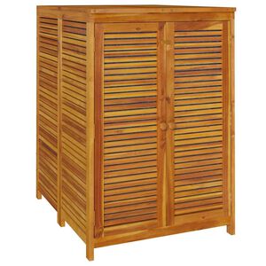 vidaXL Ladă depozitare grădină, 70x87x104 cm, lemn masiv de acacia