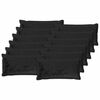 vidaXL Husă pentru pernă 12 buc. HOUTEN Negru 40 x 80 cm Flanelă