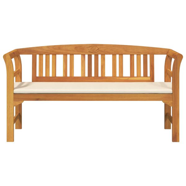 vidaXL Bancă de trandafir Natural 157 x 46 x 82,5 cm