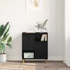 vidaXL Bufet Stejar negru 35 x 60 x 70 cm Lemn compozit