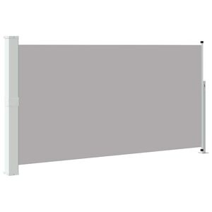 vidaXL Copertină laterală retractabilă de terasă, gri, 160x300 cm