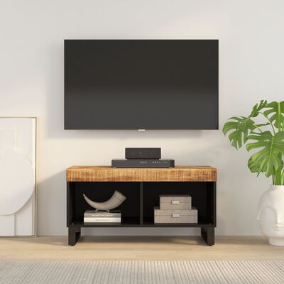 vidaXL Comodă TV, 85x33x43,5 cm, lemn masiv de mango