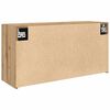 vidaXL Dulap perete baie stejar artizanal, 80x25x40 cm, lemn prelucrat