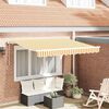 vidaXL Cortina Retractabilă Galben 250 x 200 cm țesătură