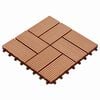 vidaXL Plăci pentru Deck 11 buc. Lemn de tec 30 x 30 cm WPC