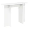 vidaXL Masă de consolă Alb 100 x 30 x 75 cm Lemn prelucrat
