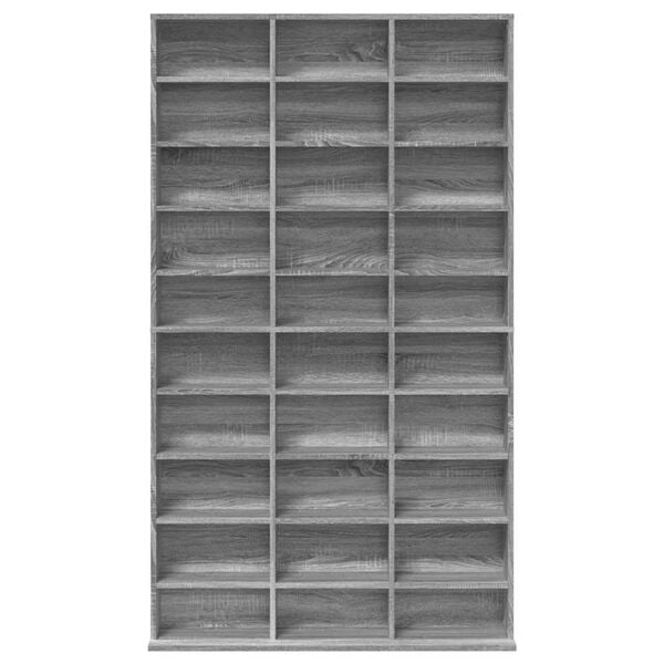 vidaXL Dulap CD-uri, sonoma gri, 102x23x177,5 cm, lemn prelucrat