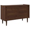 vidaXL Bufet BILBAO Caramel &icirc;nchis 114 x 45 x 75 cm