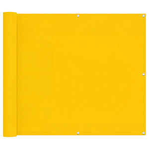 vidaXL Ecran de balcon Galben 100 x 300 cm Material Oxford