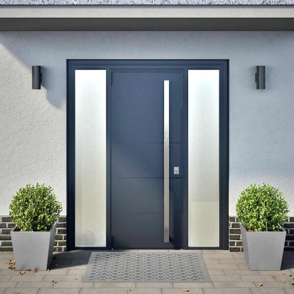 vidaXL Jardiniere grădină, 2 buc., 40x40x40 cm, oțel galvanizat