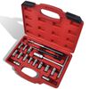 vidaXL Set tăiere suport injector diesel, 17 buc