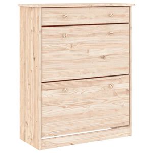 vidaXL Noptieră ALTA, 77x35x96 cm, lemn masiv de pin
