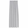 vidaXL Cortină din Voile 2 pcs Gri &icirc;nchis 260 x 140 cm Poliester
