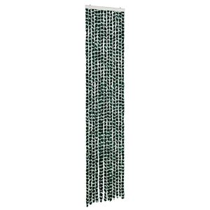vidaXL Perdea pentru insecte, verde și alb, 56 x 185 cm, chenille