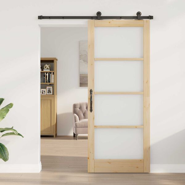 vidaXL Ușă glisantă ORKDAL natural 86 x 211 cm