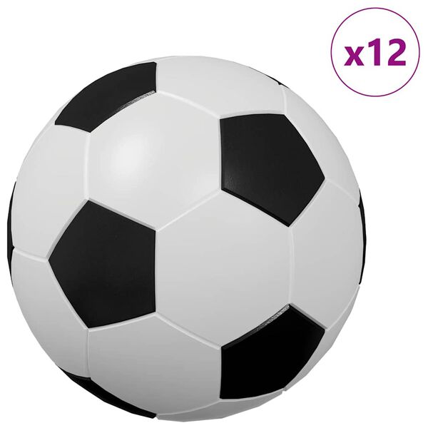 vidaXL Fotbal de Masă 12 pcs Alb 3,6 x 3,6 cm Polipropilenă