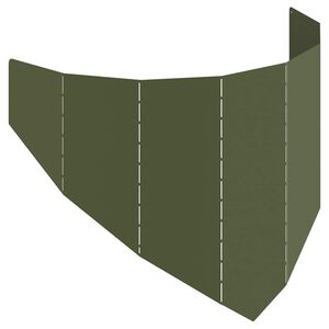 vidaXL Margine pentru gazon 100 x 45 cm Oțel Verde măsliniu