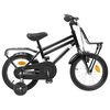vidaXL Bicicletă pentru Copii 12 Inci pentru 2-4 ani Negru