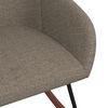 vidaXL Scaun balansoar, gri taupe, material textil