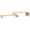 vidaXL Suport pentru monitor, (52-101)x22x14 cm, lemn masiv de pin