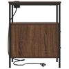 vidaXL Dulap de noapte Stejar &icirc;nchis 30 x 48 x 61 cm Lemn compozit