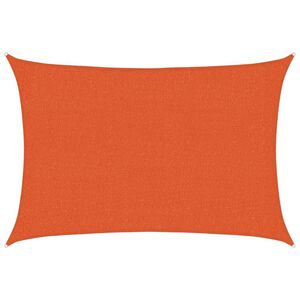 vidaXL P&acirc;nză parasolar, portocaliu, 2x2,5 m, HDPE, 160 g/m&sup2;
