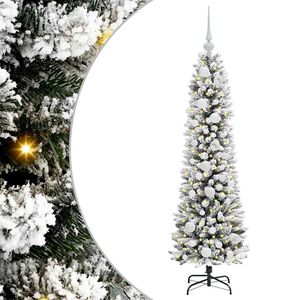 vidaXL Brad de Crăciun artificial Alb 120 cm PVC și metal și plastic
