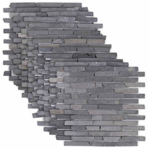 vidaXL Plăci de mosaic Gri 30 x 30 cm Marmură