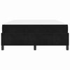 vidaXL Cadru de pat cu saltea Negru 140 x 190 cm țesătură