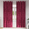 vidaXL Cortine din catifea cu perdele 2 pcs bordo 245 x 140 cm Catifea