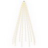 vidaXL Lumini pentru bradul de Crăciun 210 LED-uri Alb cald 210 cm